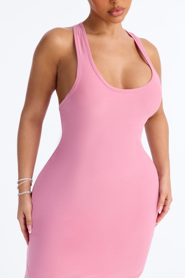 Long Mornings Racerback PJ Sleep Dress - Mauve