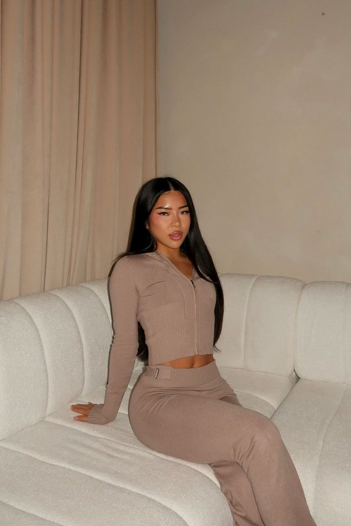 Lena Sweater Pant Set - Oatmeal