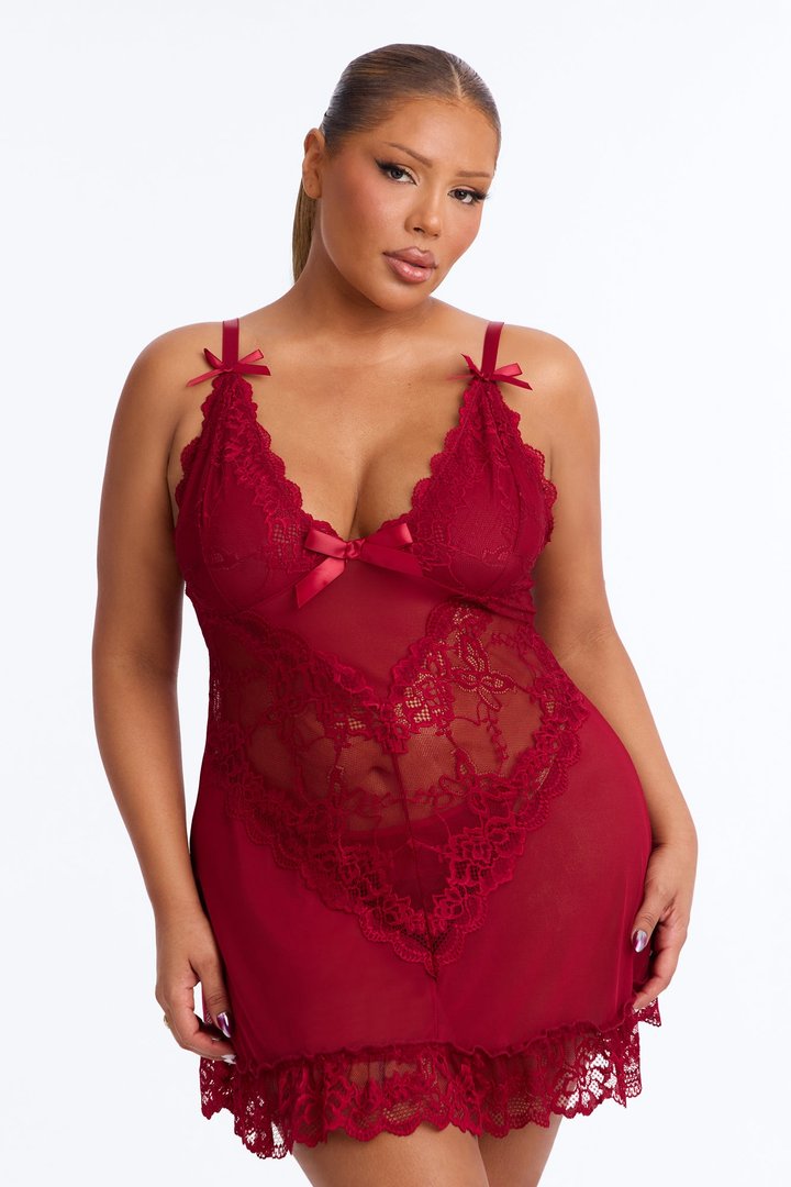 Best You Ever Had Babydoll - DarkRed