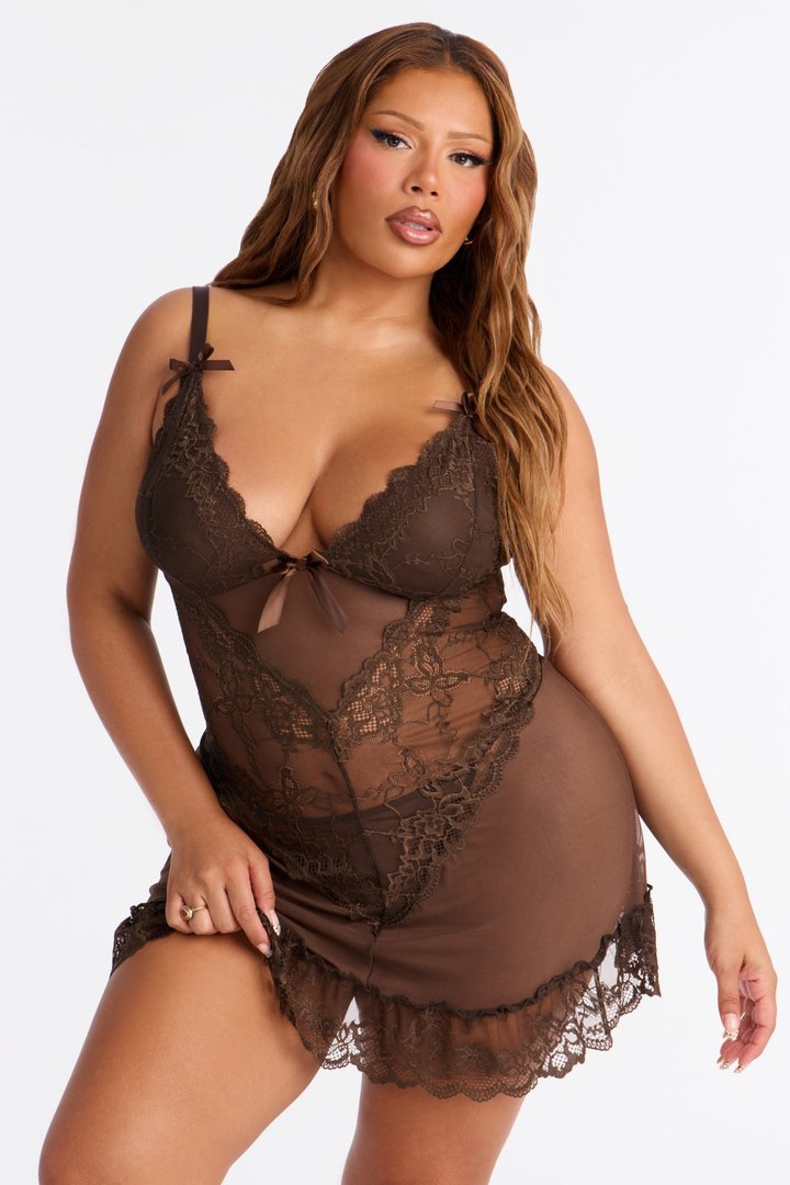 Best You Ever Had Babydoll - Espresso