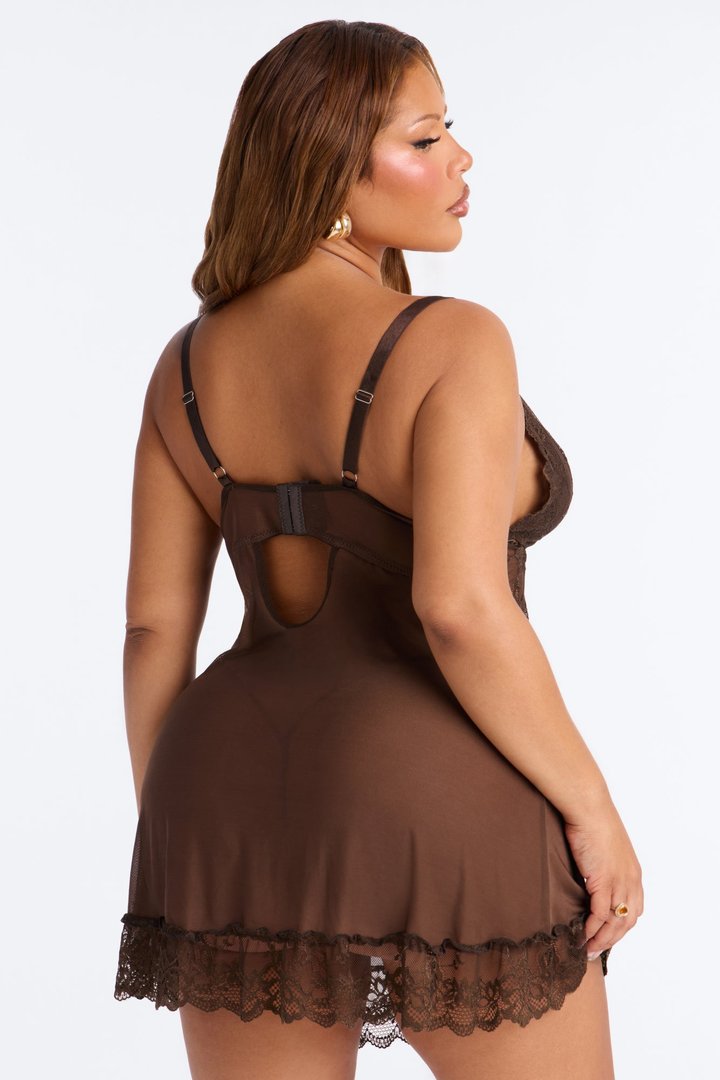 Best You Ever Had Babydoll - Espresso