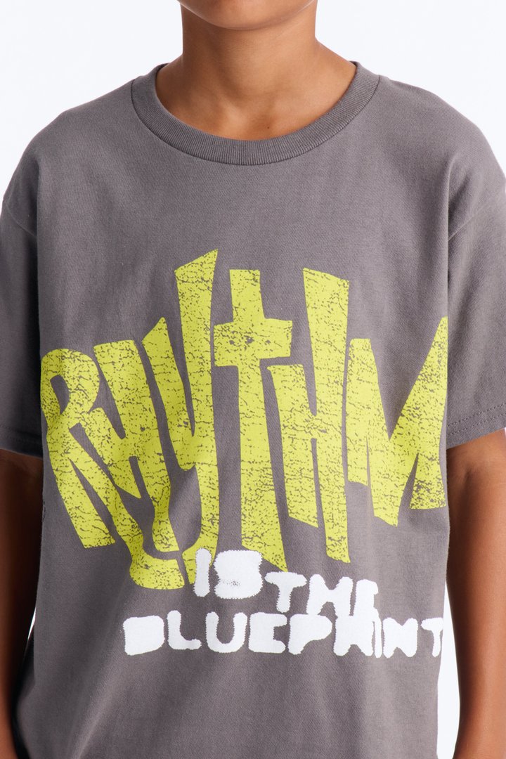 Mini Our Rhythm Short Sleeve Tee - Grey