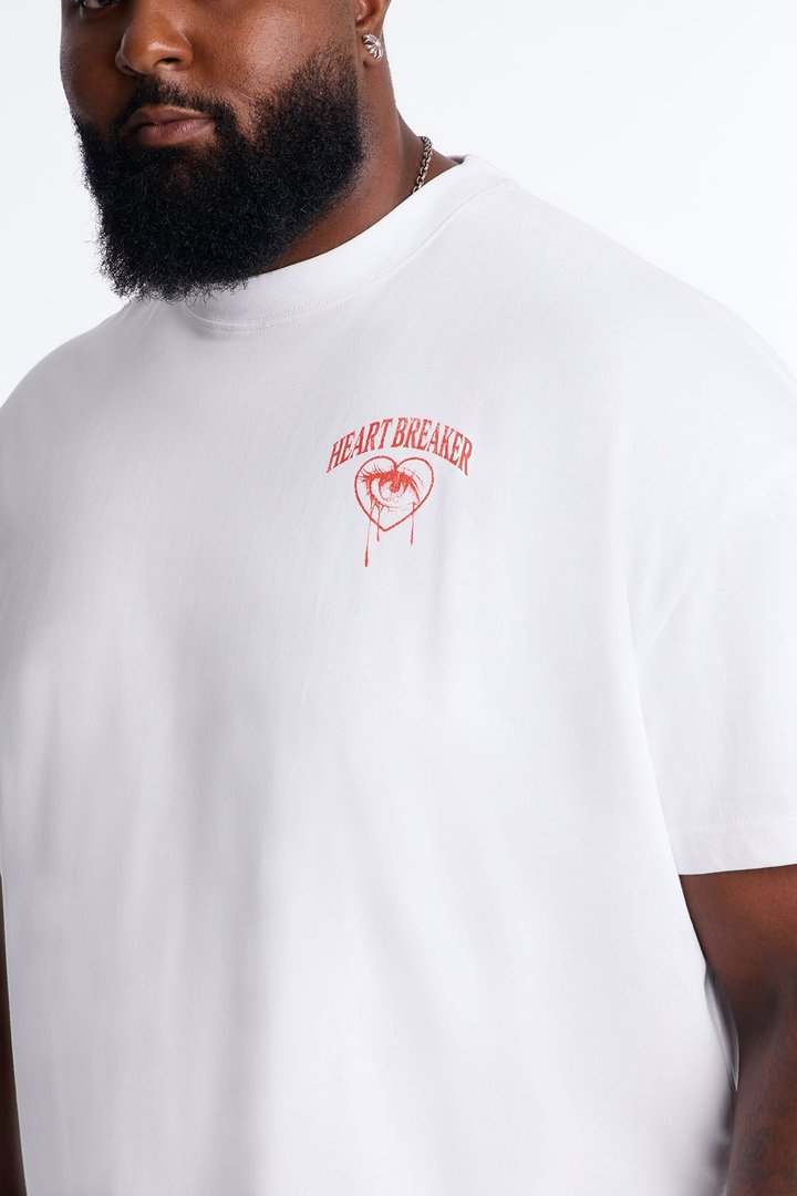 Love Now Cry Later Short Sleeve Tee - White