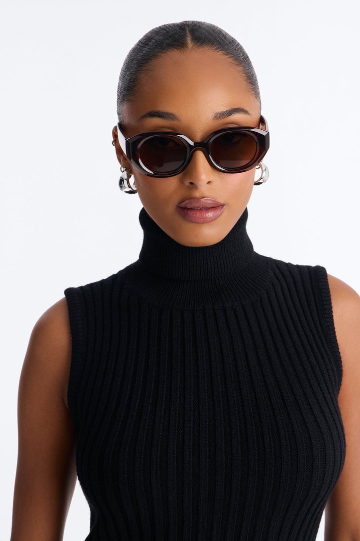 Change Your Mind Sunglasses - Brown