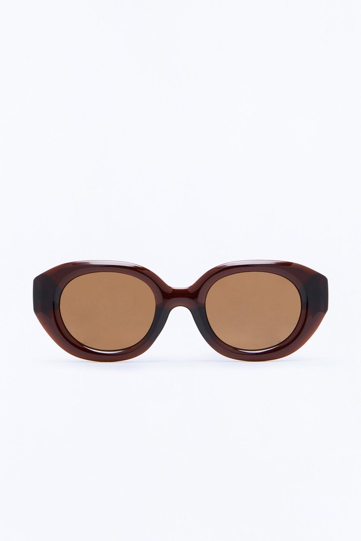 Change Your Mind Sunglasses - Brown