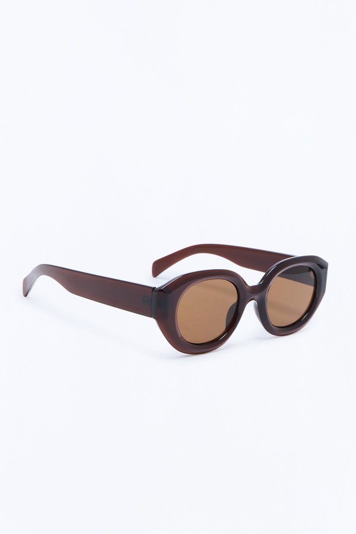 Change Your Mind Sunglasses - Brown