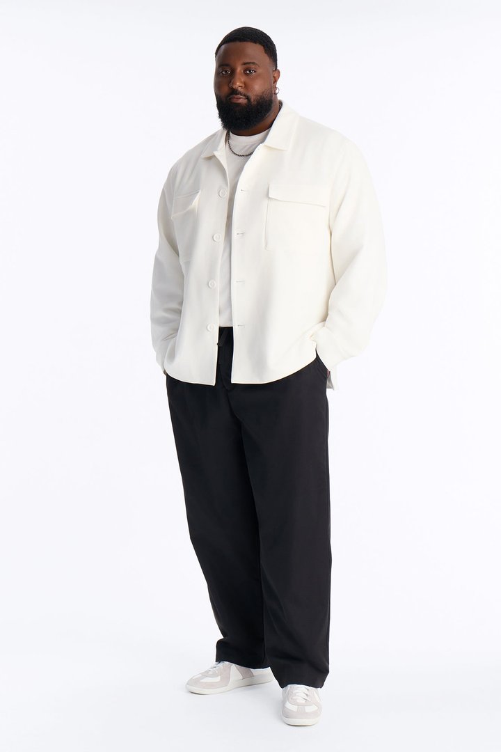 Nelson Pleated Hybrid Relaxed Pant - Black