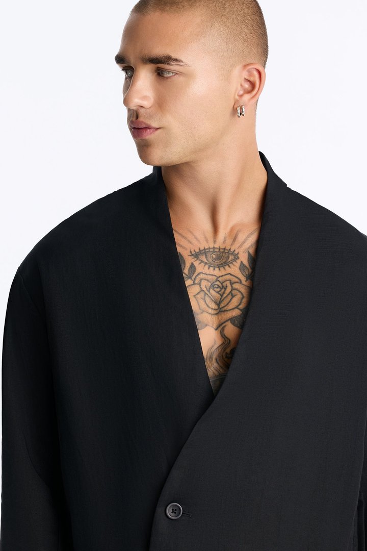 Relaxed St.Tropez Unlined Blazer - Black
