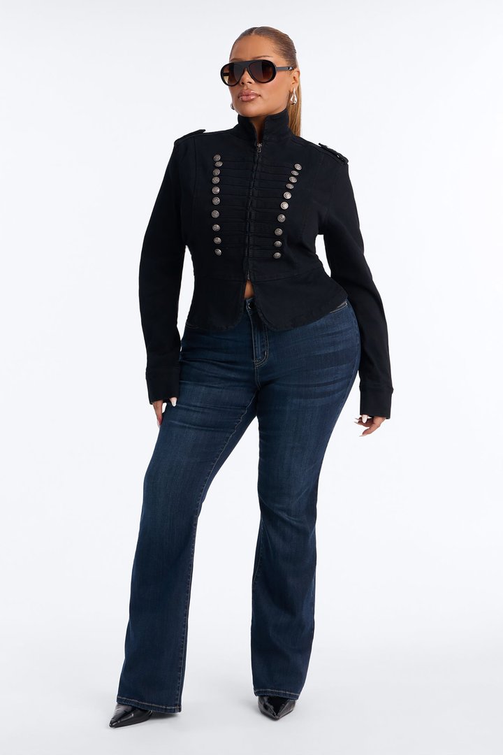 Major Moves Stretch Twill Jacket - Black