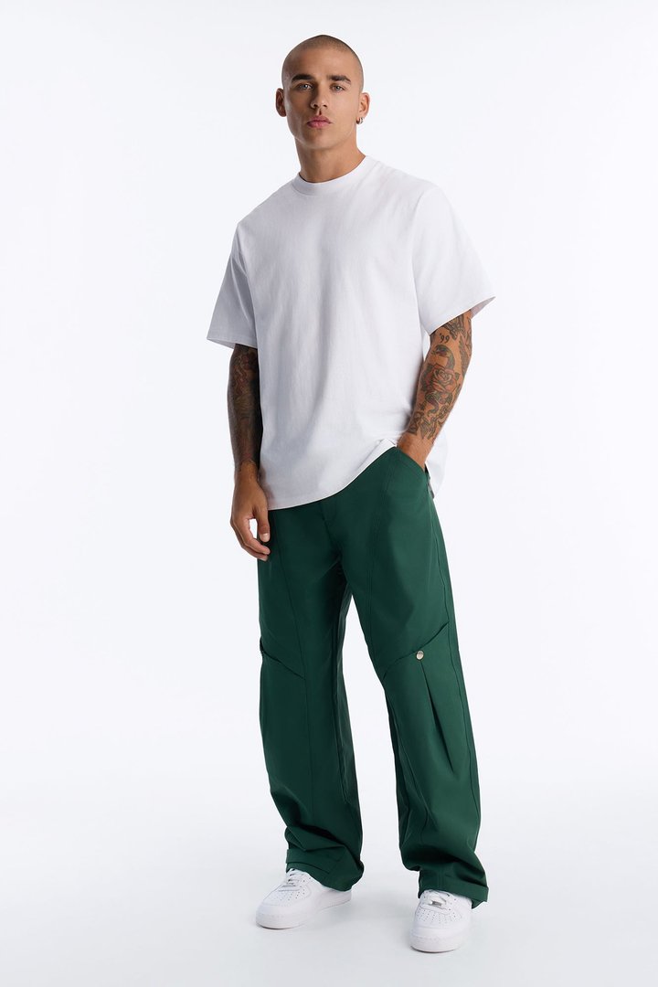 Monaco Snap Barrel Tech Pant - Hunter Green