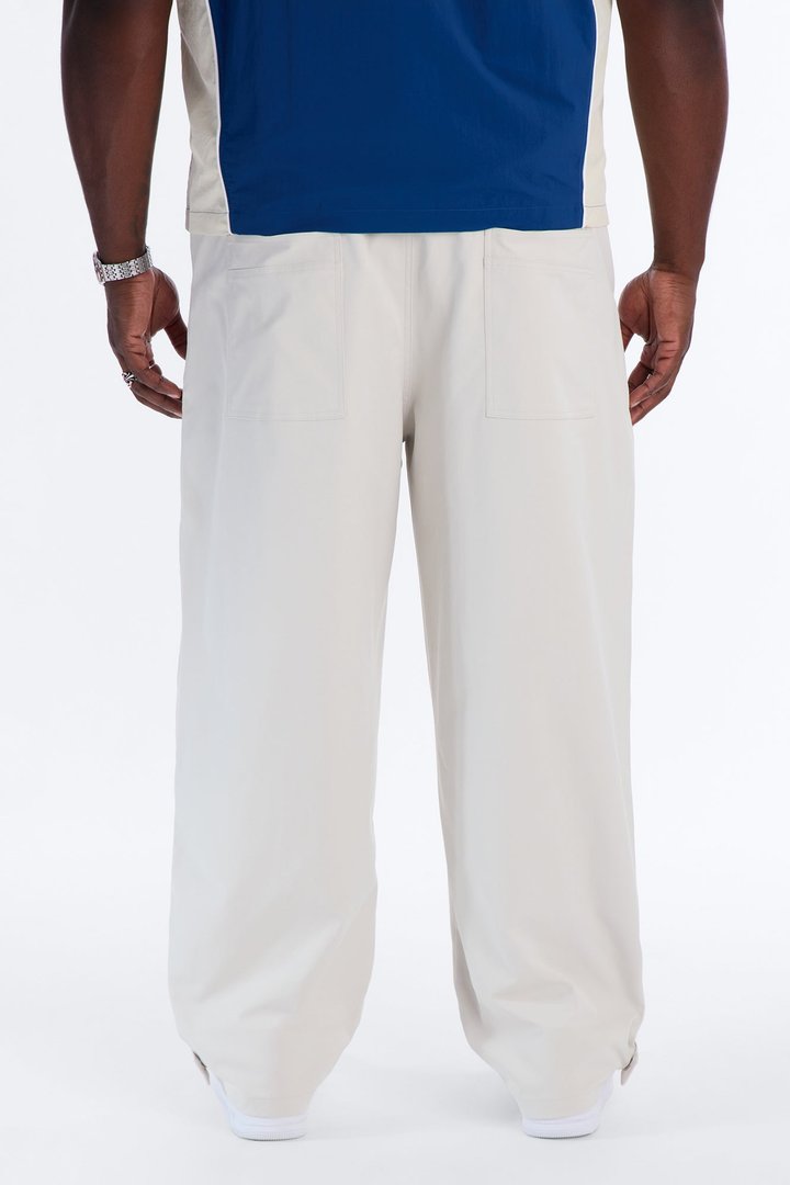Monaco Snap Barrel Tech Pant - Off White