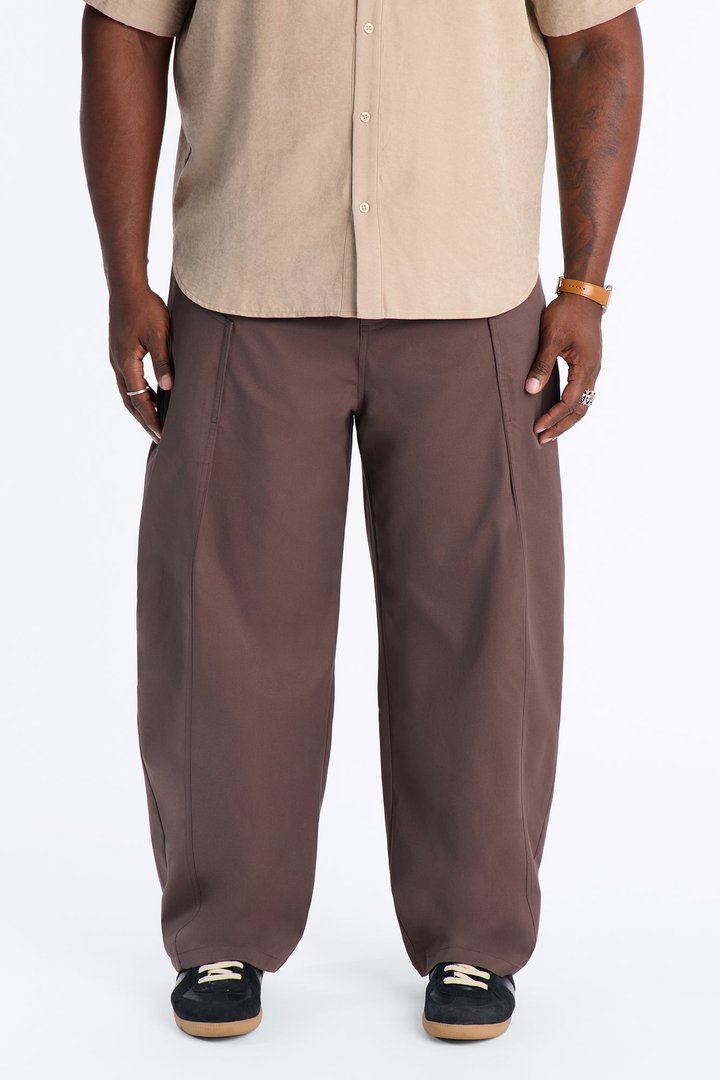 Monaco Tech Barrel Pant - Brown