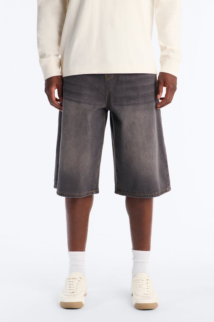 All Day Baggy Denim Short - Black Wash