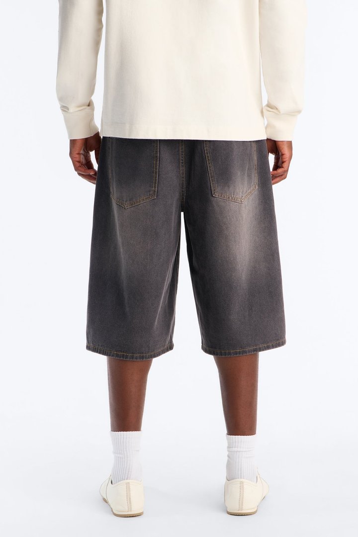All Day Baggy Denim Short - Black Wash