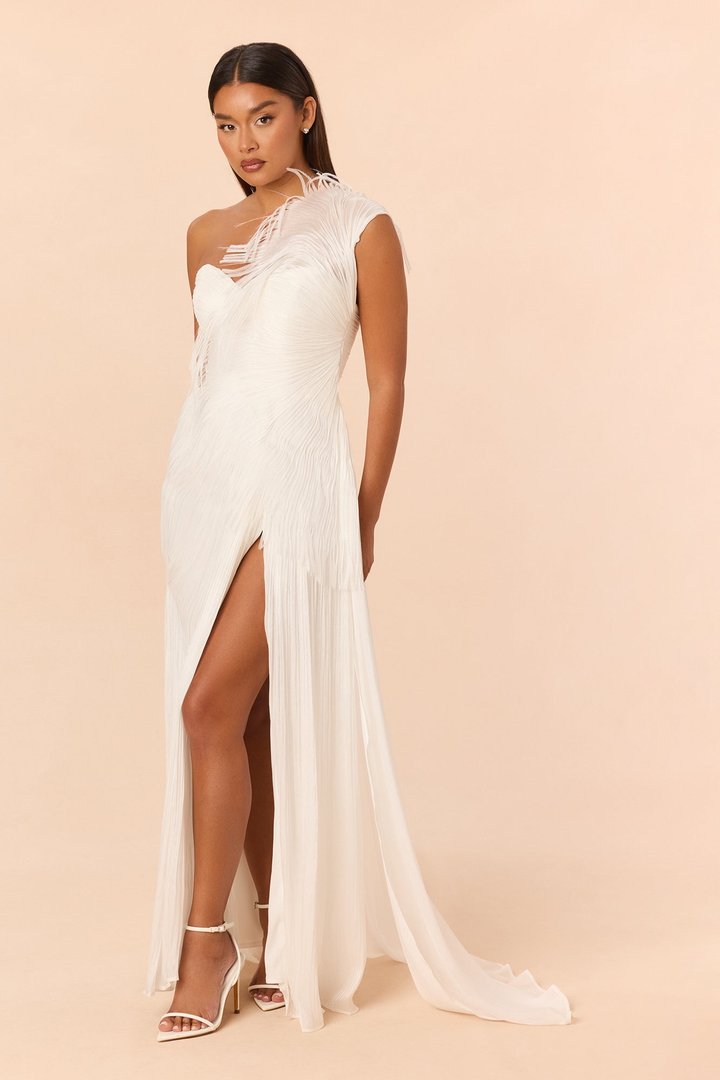 Classy Night Organza Gown - White