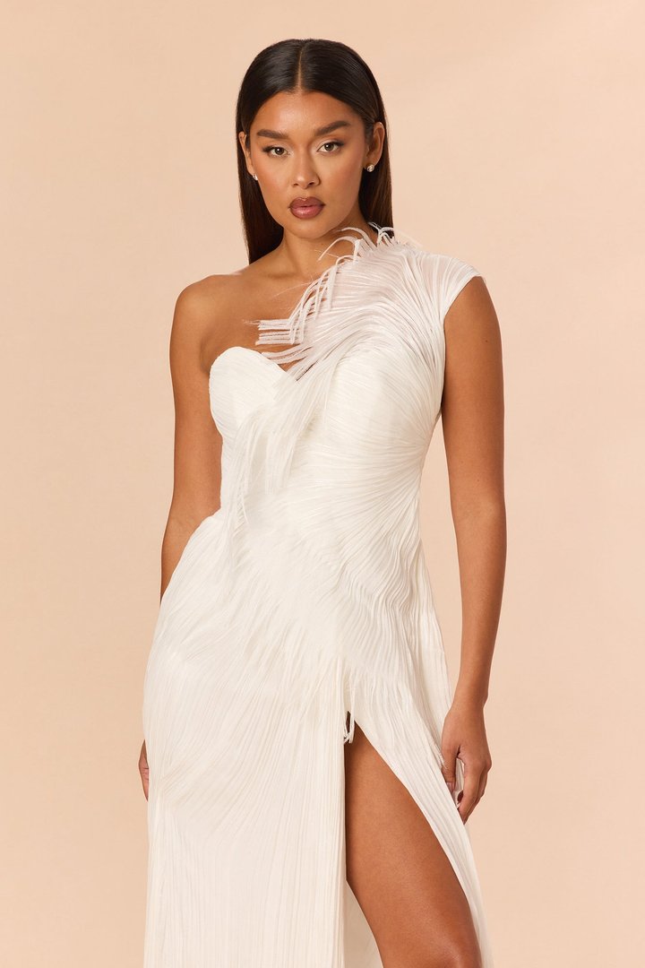 Classy Night Organza Gown - White
