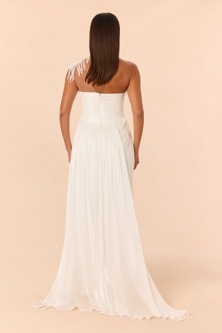 Classy Night Organza Gown - White