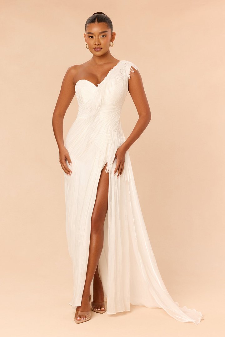Classy Night Organza Gown - White