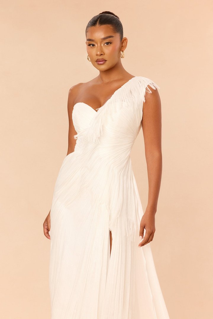 Classy Night Organza Gown - White