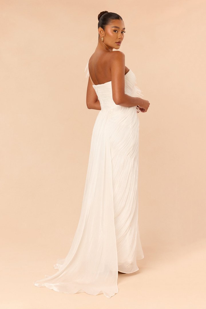 Classy Night Organza Gown - White