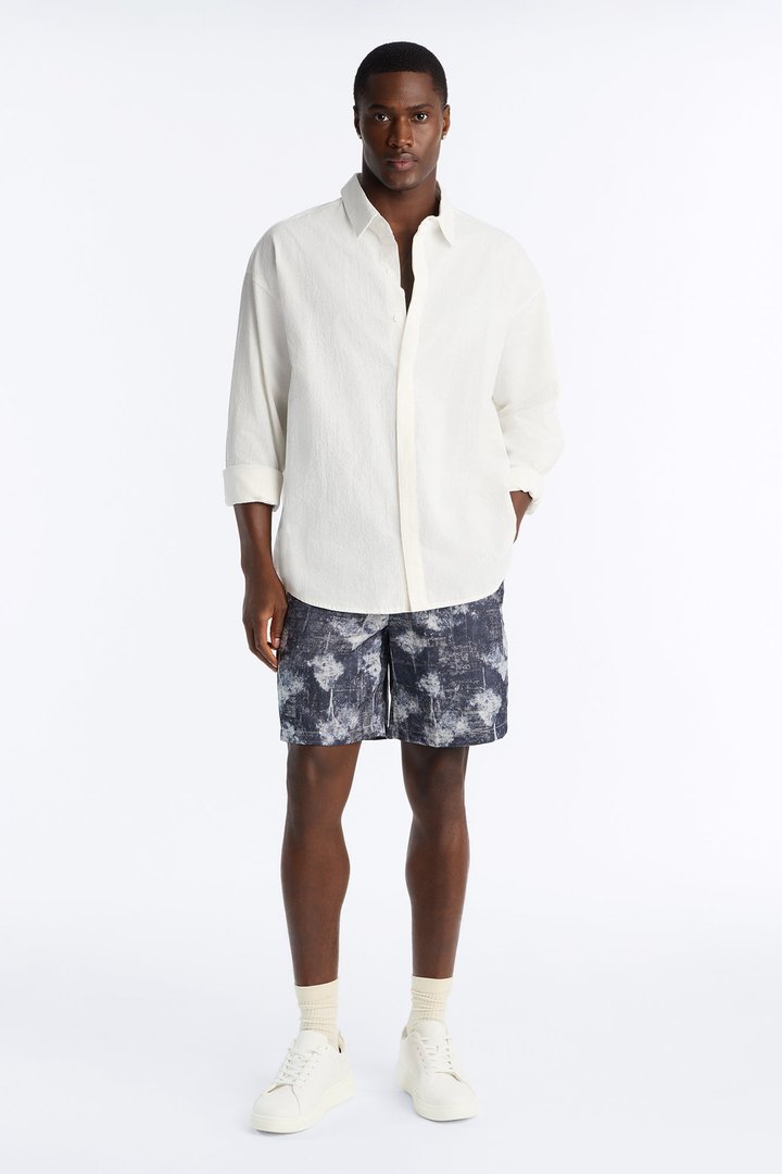 Shadow Grove Relaxed Short - Blue