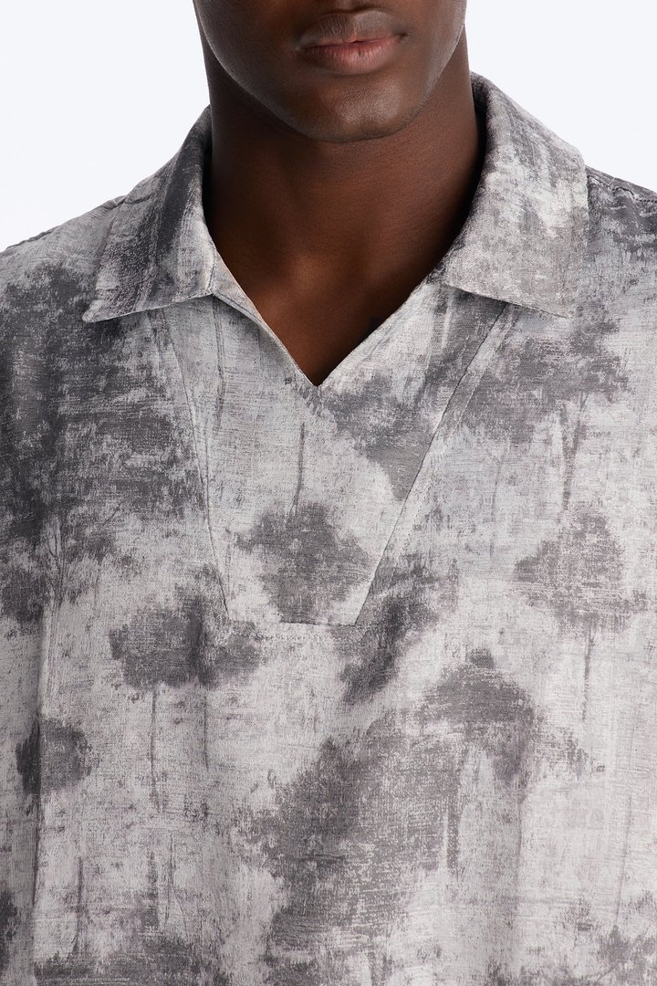 Shadow Grove Johnny Collar Polo - Brown