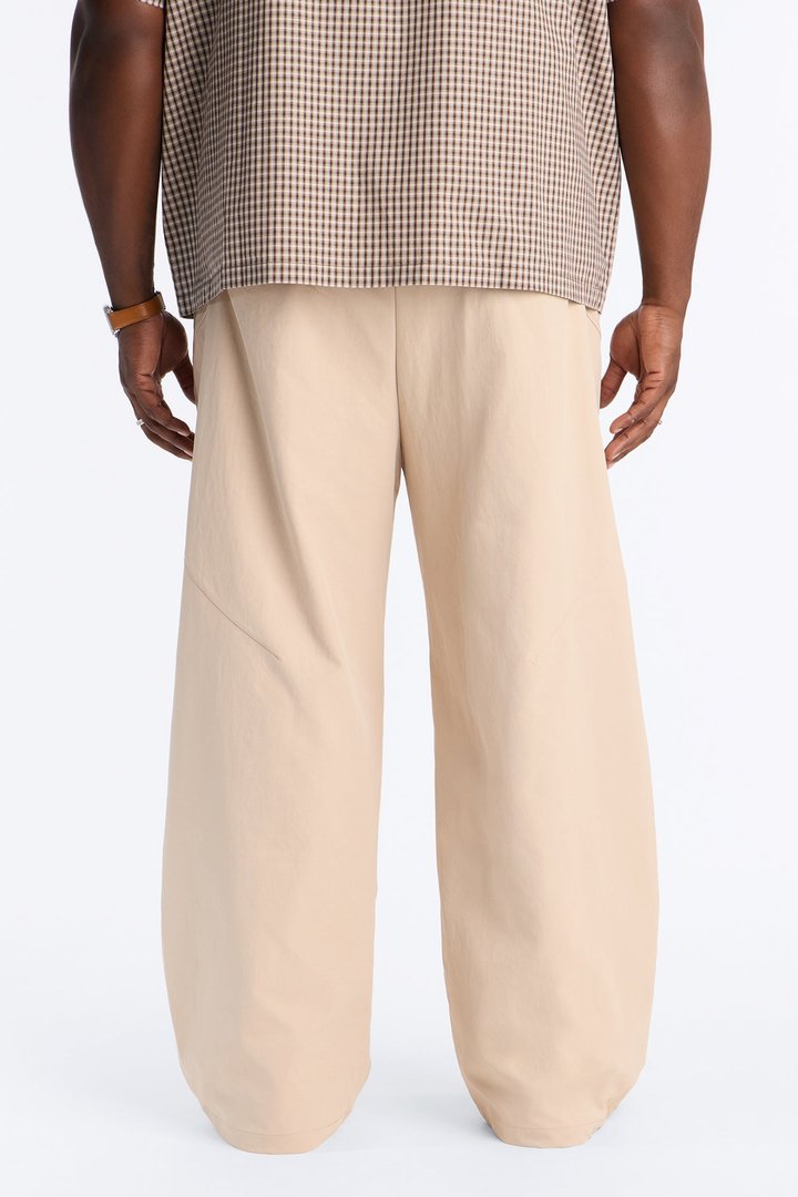 Cargo Wide Leg Tech Pant - Taupe