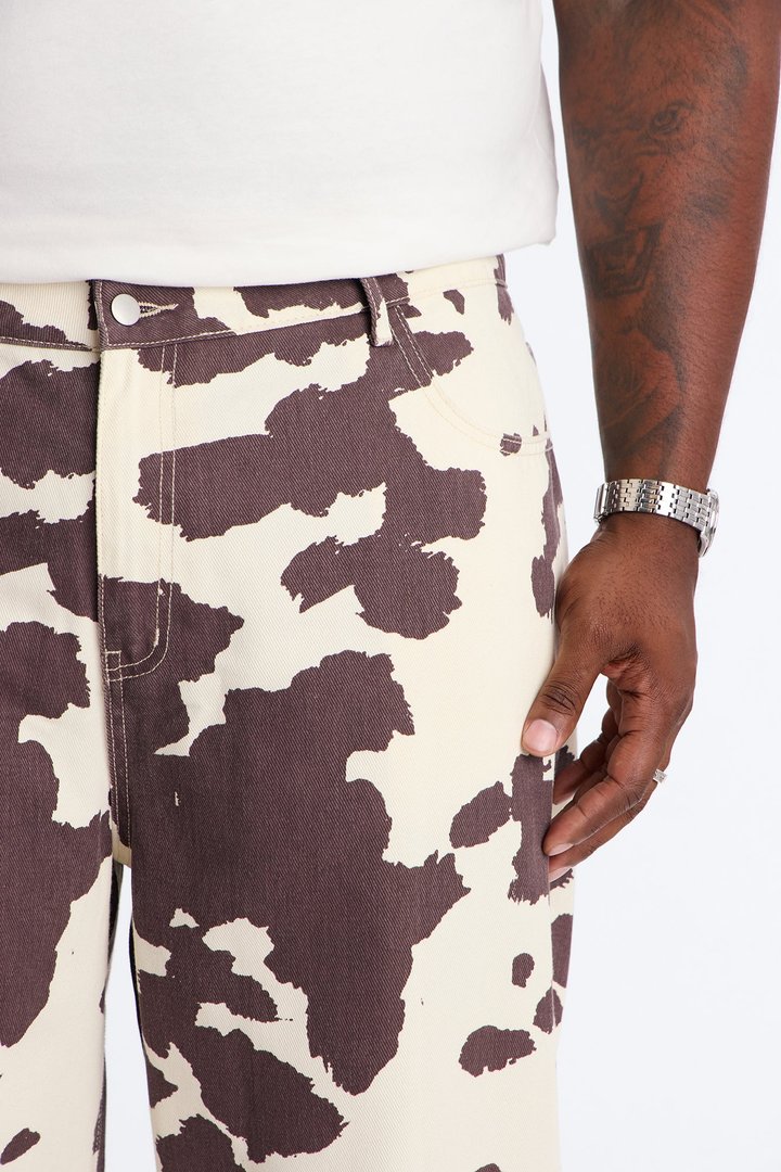 Modern Rodeo Baggy Jean - Brown Combo