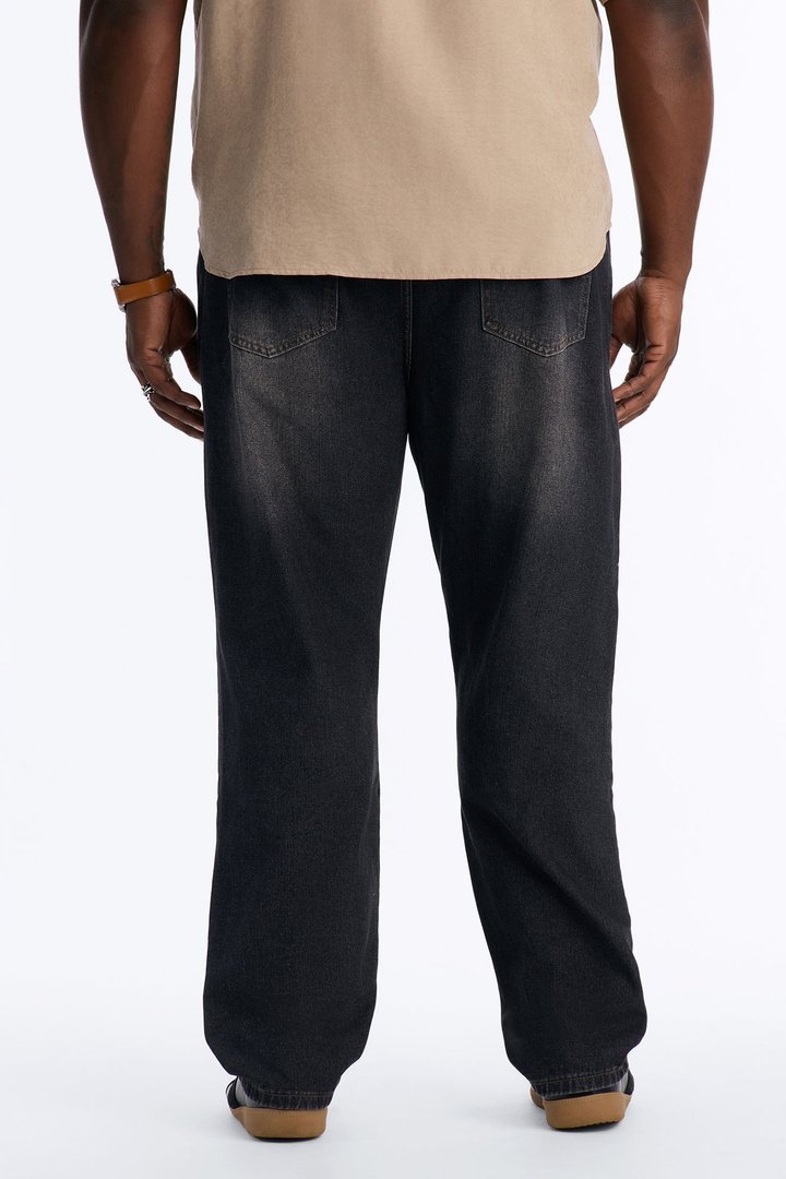 Gotham Night Straight Leg Jean - Black Wash