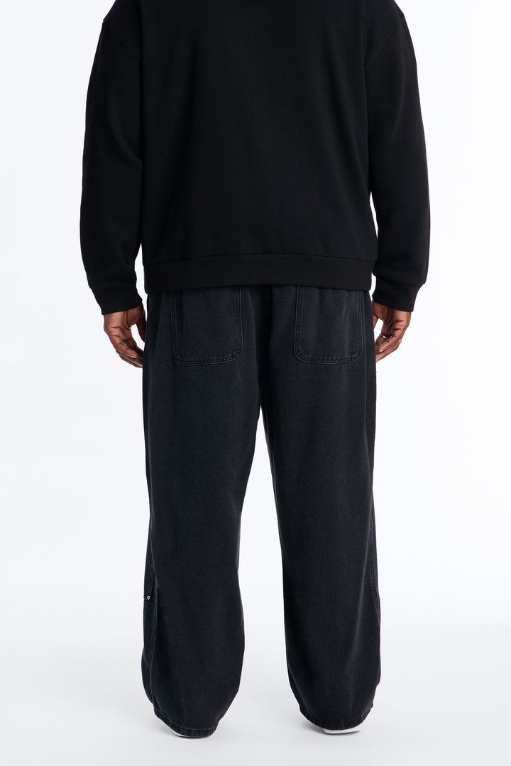 Anvil Double Knee Baggy Jean - Black