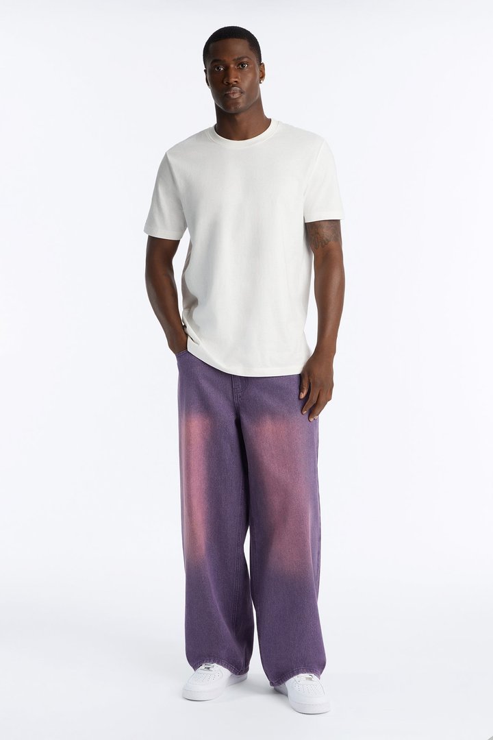 Coastal Fade Baggy Jean - Purple