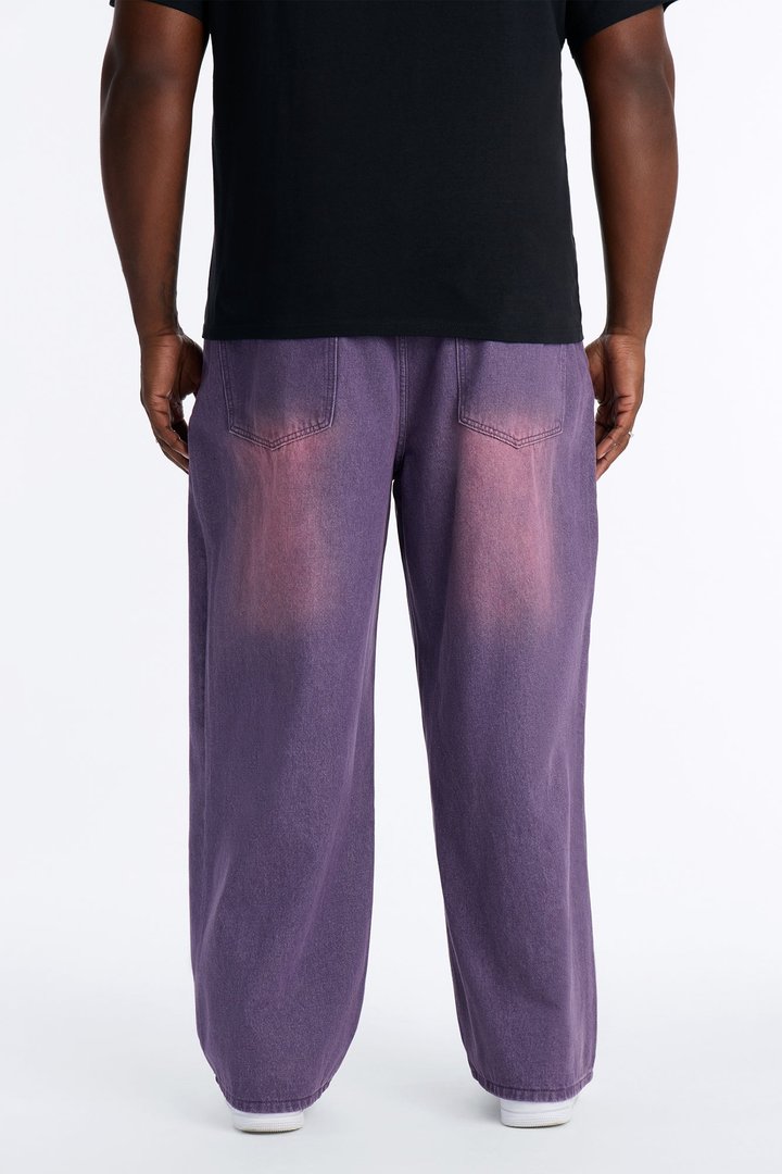 Coastal Fade Baggy Jean - Purple