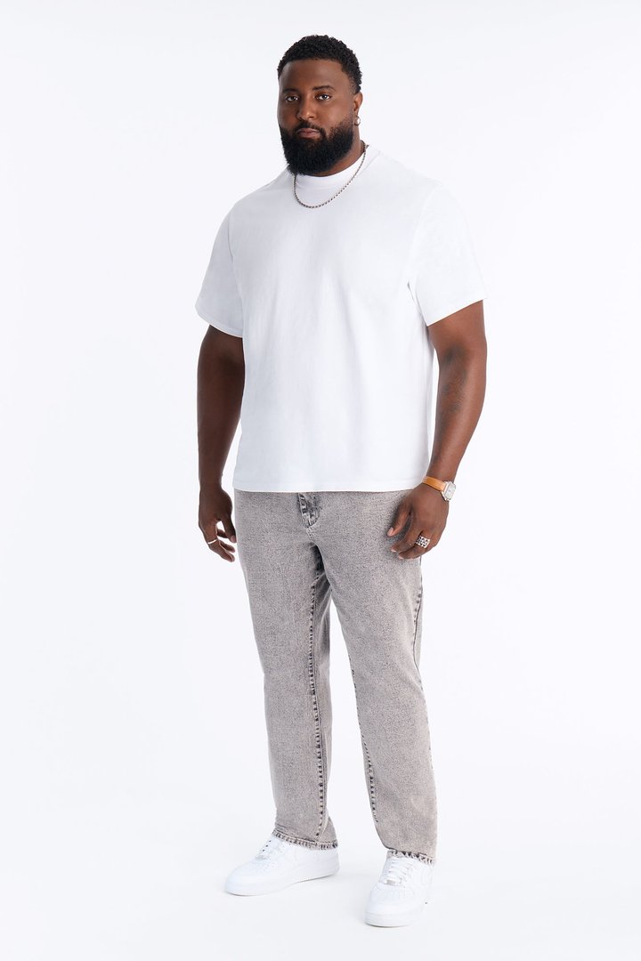 All Day Stacked Skinny Jean - Washed Grey
