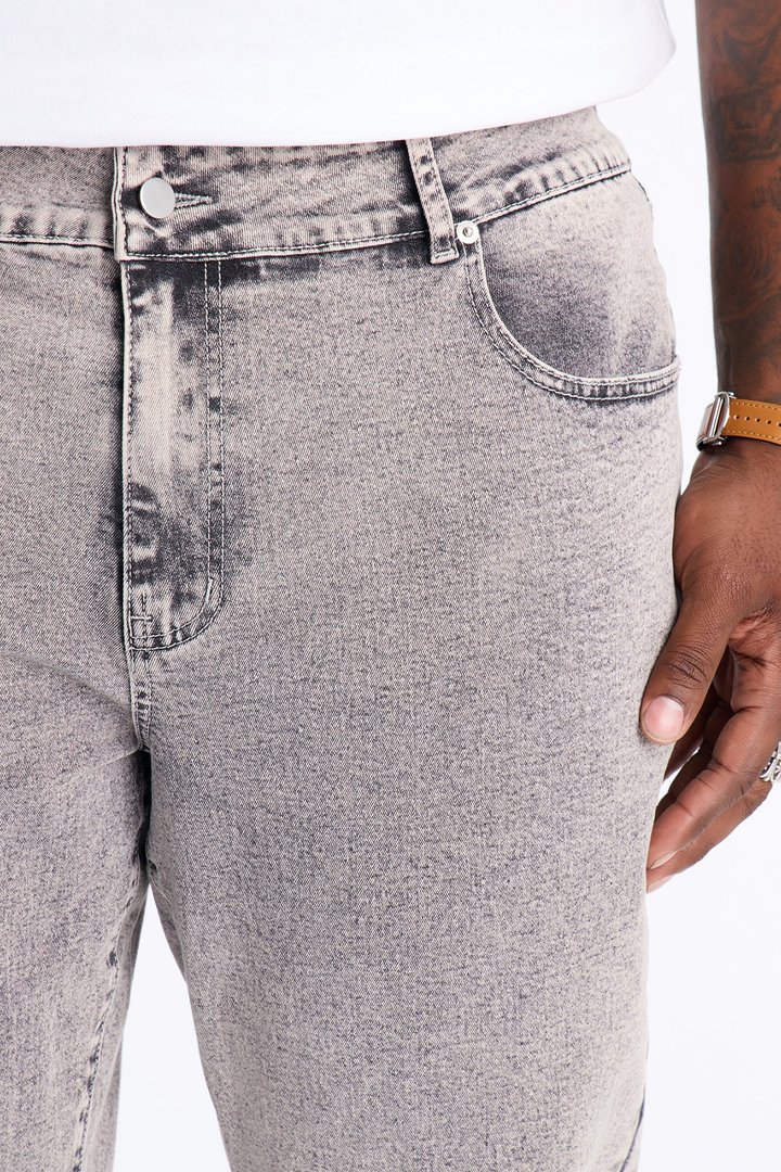 All Day Stacked Skinny Jean - Washed Grey