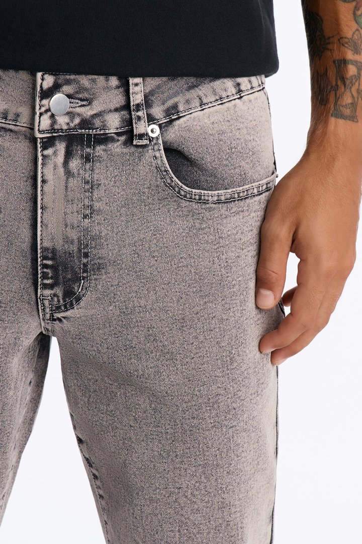 All Day Stacked Skinny Jean - Washed Grey