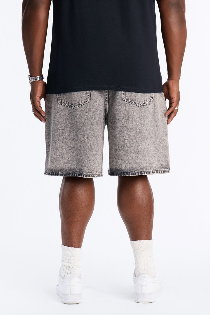 All Day Relaxed Denim Short - Washed Grey