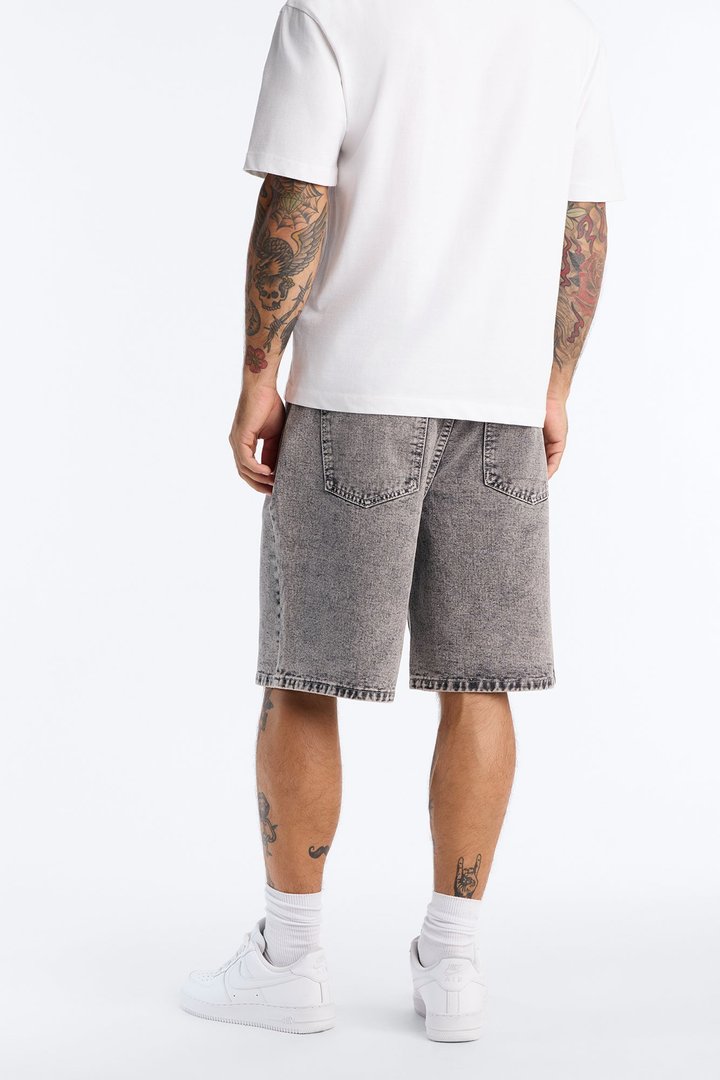 All Day Relaxed Denim Short - Washed Grey