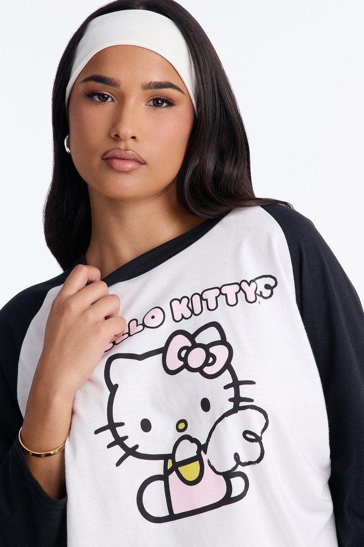 Hello Kitty Angel Wings Raglan Tee - White/combo