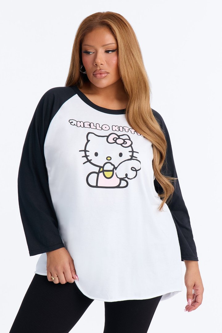 Hello Kitty Angel Wings Raglan Tee - White/combo