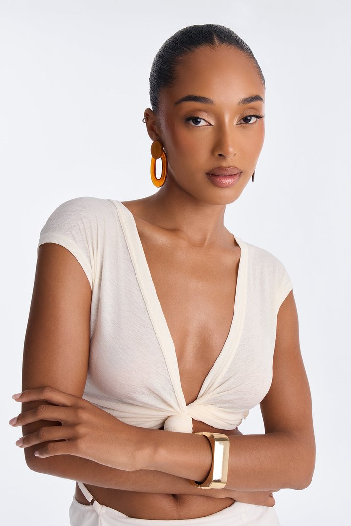 Take It Easy Drop Earrings - Brown