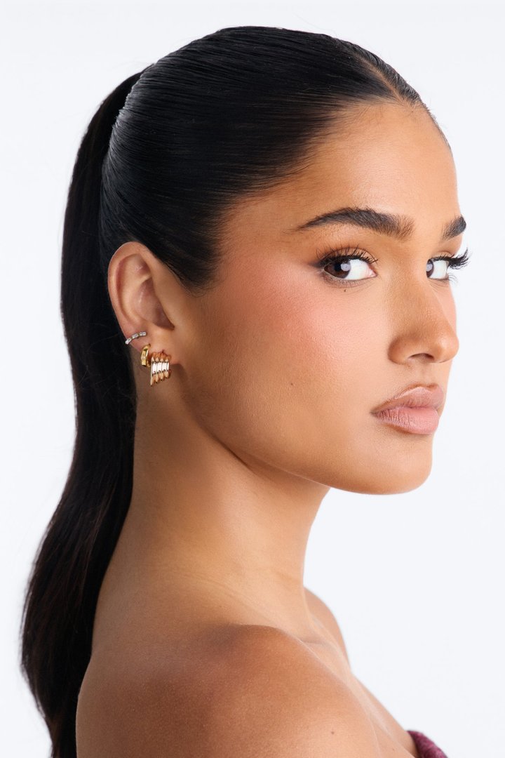 Casual Days Hoop Earrings - Gold