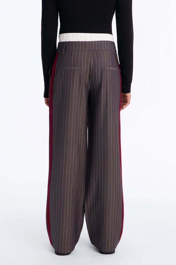 Mini Dedicated To You Double Waistband Trouser II - Charcoal/combo
