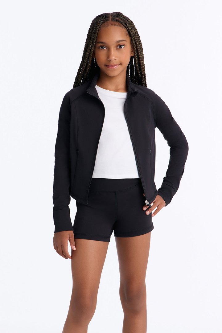 Mini All I Do Is Win Short Set - Black