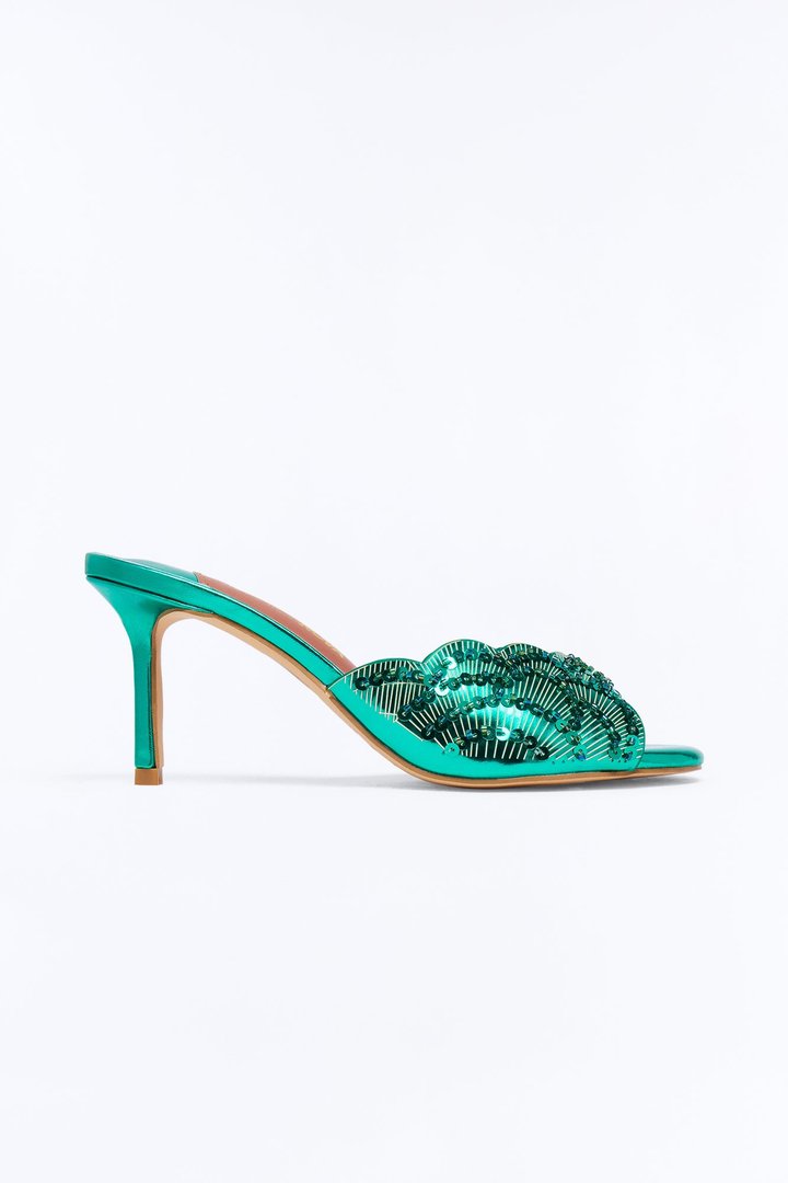 A Little Extra Heels - Turquoise