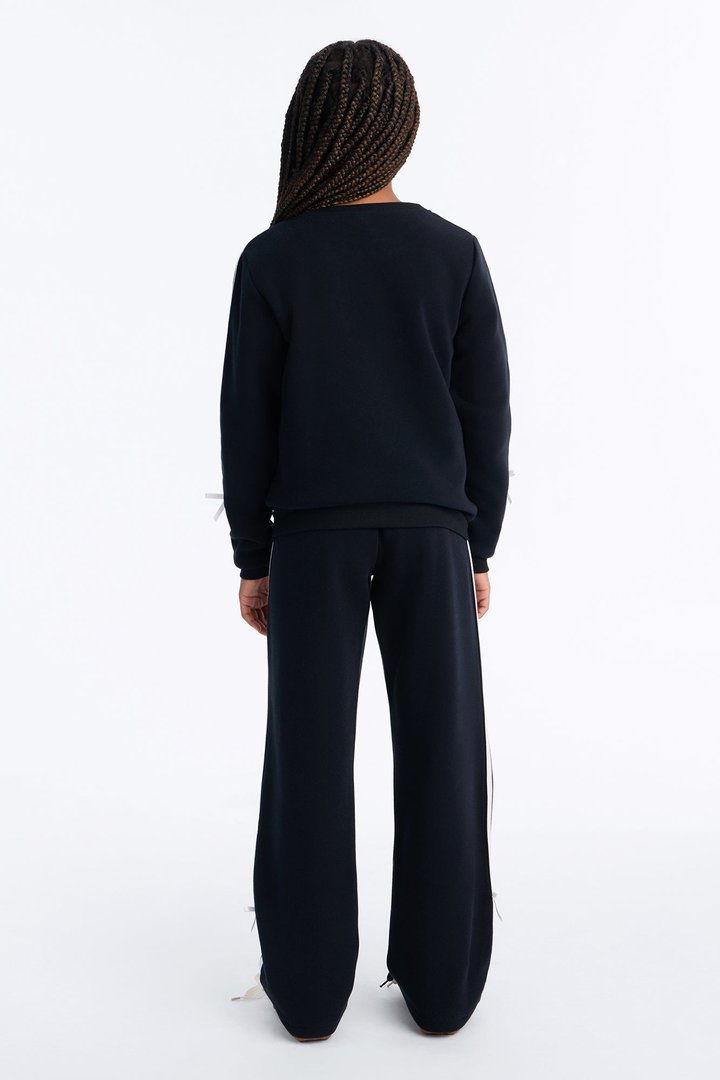 Mini Love You More Pant Set - Black
