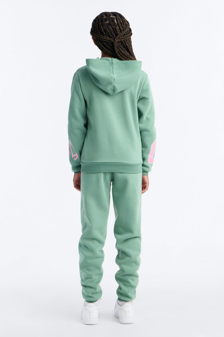 Mini No More Rules Jogger Pant Set - Green