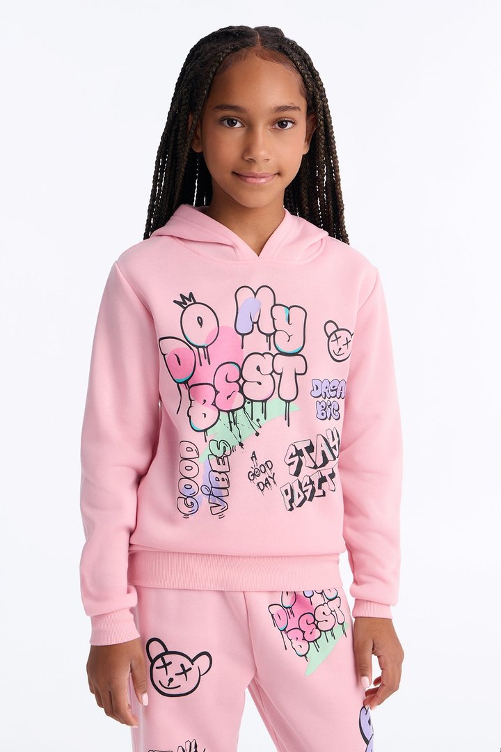 Mini Do My Best Pant Set - Light Pink