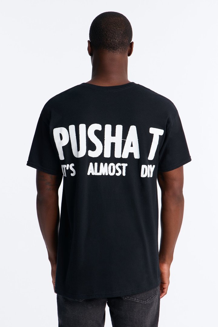Pusha T Oversized Short Sleeve Tee - Black