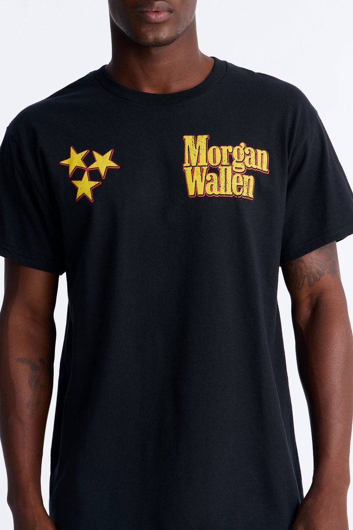 Morgan Wallen What I Want Oversized Short Sleeve Tee - Black