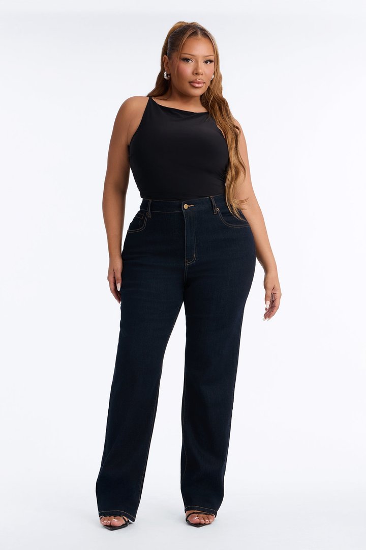 Juliana Ruched Boat Neck Sleeveless Bodysuit - Black